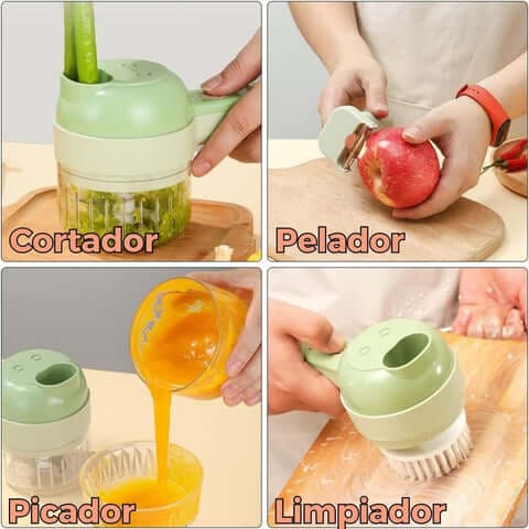 🥬Cortador de Alimentos Eléctrico Portátil