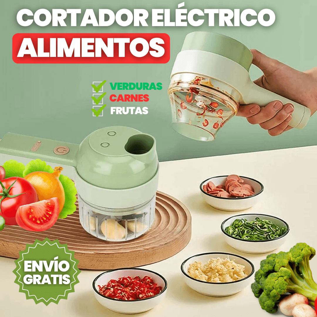 🥬Cortador de Alimentos Eléctrico Portátil