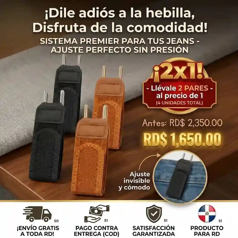 2 Pares Por x1 - Correa Elastica Invisible (FAST)