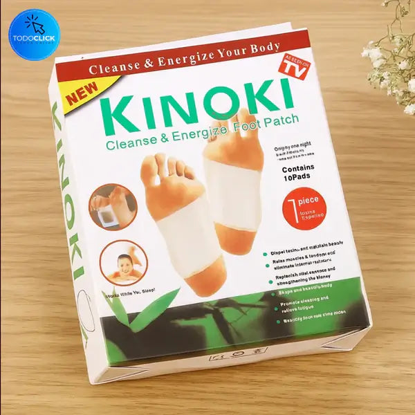 🤹♂️PARCHES KINOKIS PACK DE 10 | PARCHES DESINTOXICANTES👣