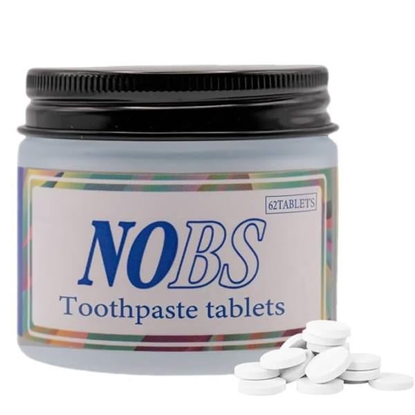 Tabletas de Pasta Dental Masticables con Menta - 62 Unidades