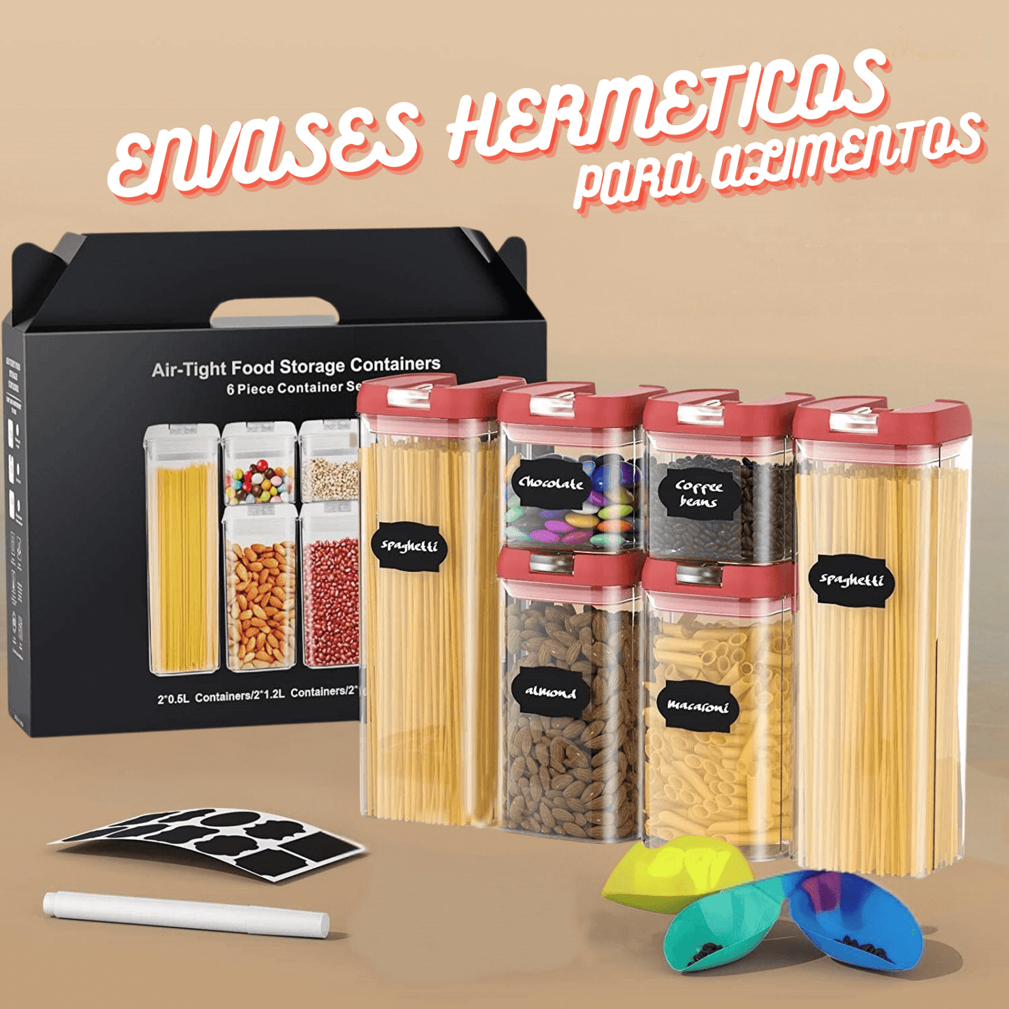 🍽ENVASES HERMETICOS PARA ALIMENTOS 👨‍🍳