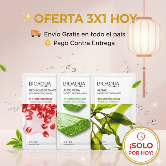 3❌1 Mascarillas Coreanas |  Hidratación Profunda🤩