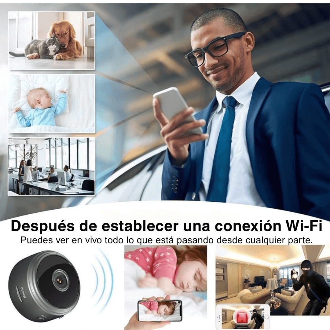 MiniVigilante Pro👀 | Mini Cámara De Seguridad 💂‍♂️