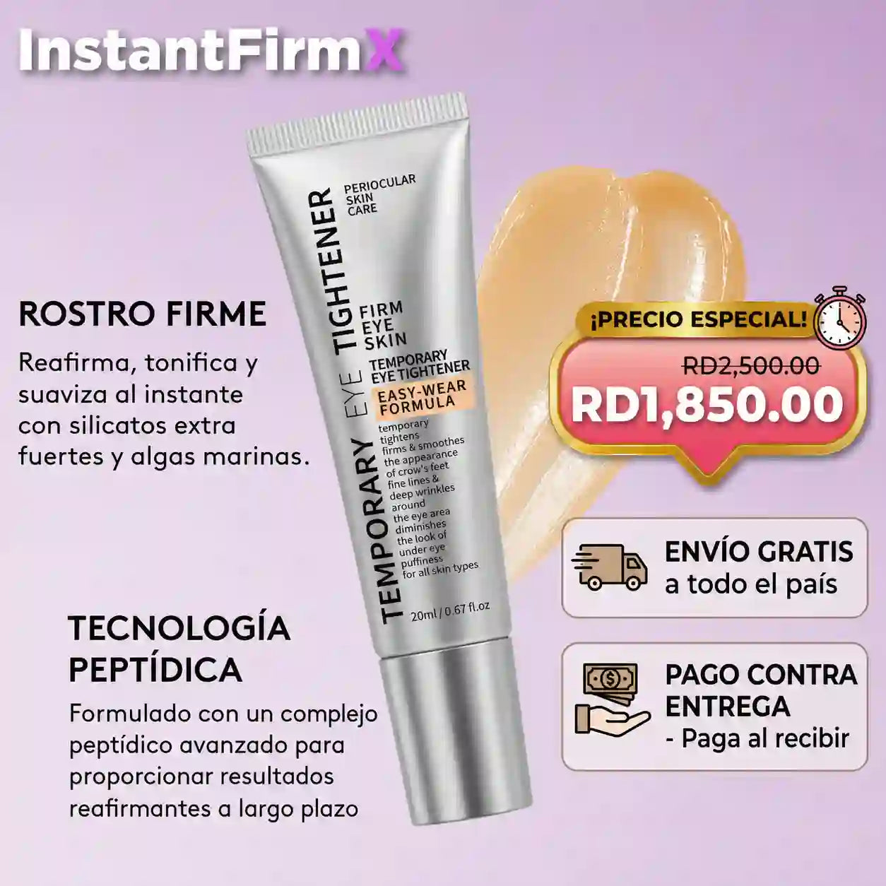InstantFirmX Crema Lifting Contorno Ojos