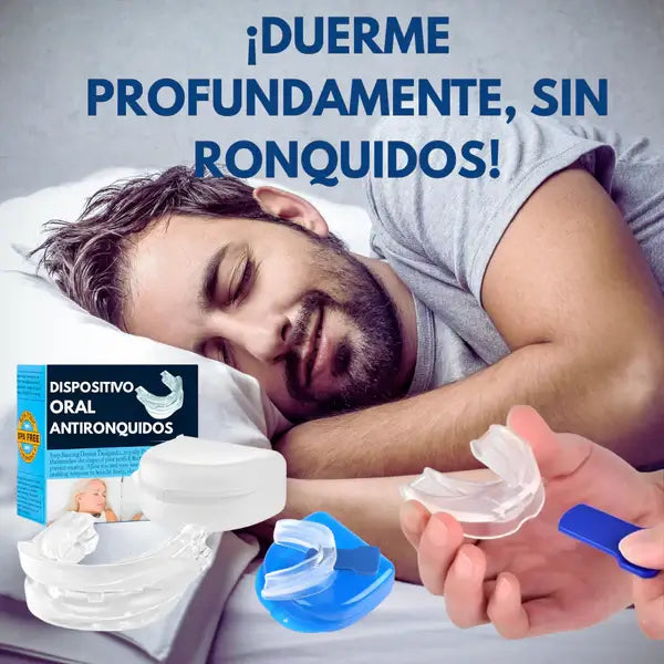 😴Dispositivo Antironquidos — Duerme Mejor Y Despierta Renovado