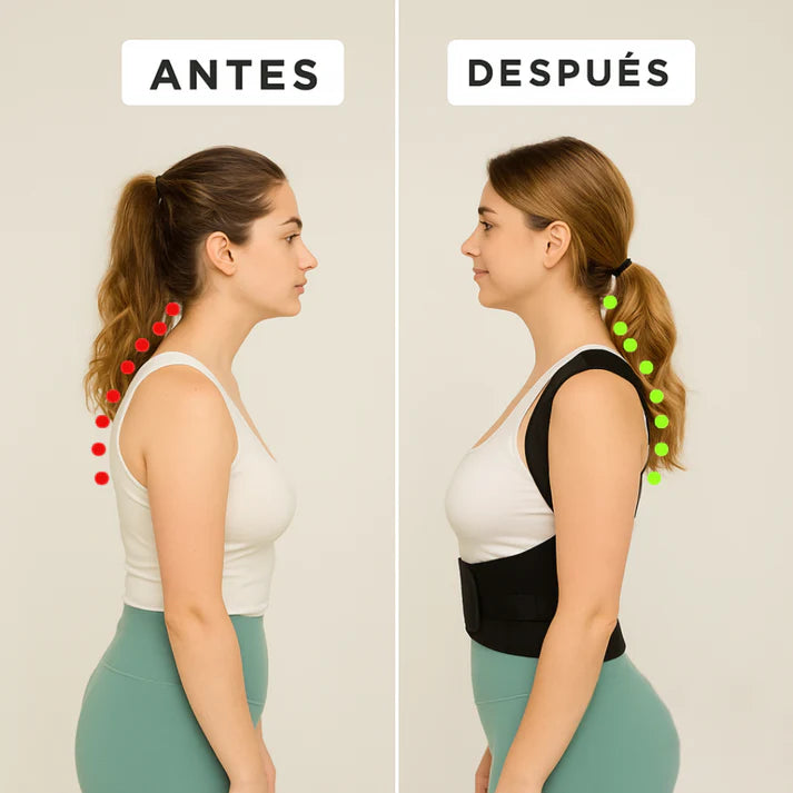 🕴CORRECTOR DE POSTURA 2 EN 1 – POSTURA PERFECTA
