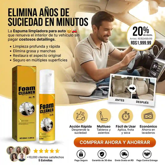 1 Espuma limpiadora para auto 🤩🚗