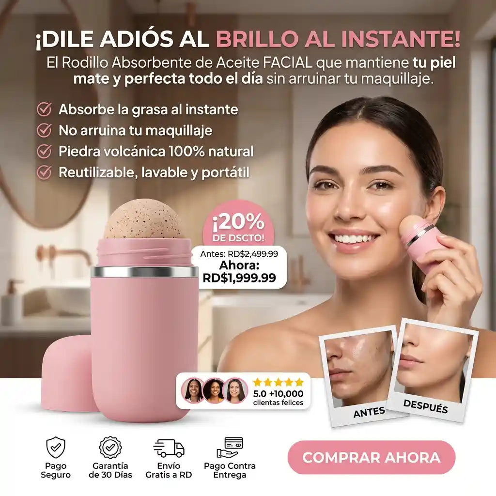 ❗2X1❗ RODILLO ABSORBENTE DE ACEITE FACIAL