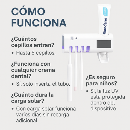 Esterilizador Solar para Cepillos | Protege tu salud 🦠