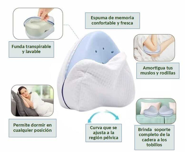 Almohada Ortopédica para Piernas Confort