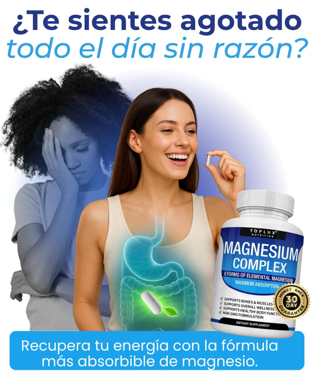 💊Magnesio Vital Plus | Deja de Estar Cansado Todo el Dia