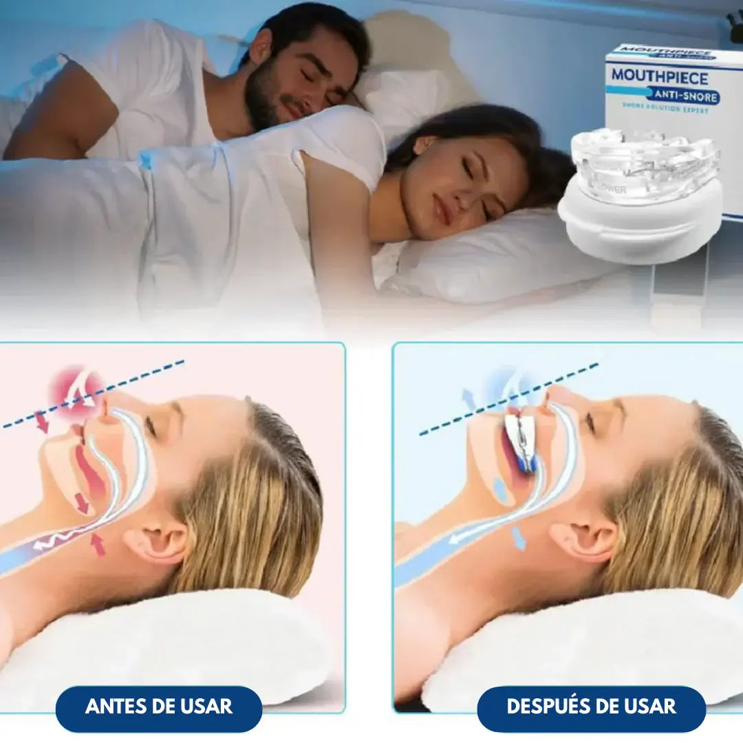 😴Dispositivo Antironquidos — Duerme Mejor Y Despierta Renovado