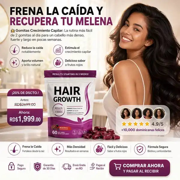 👩‍🦳Gomitas Crecimiento Capilar