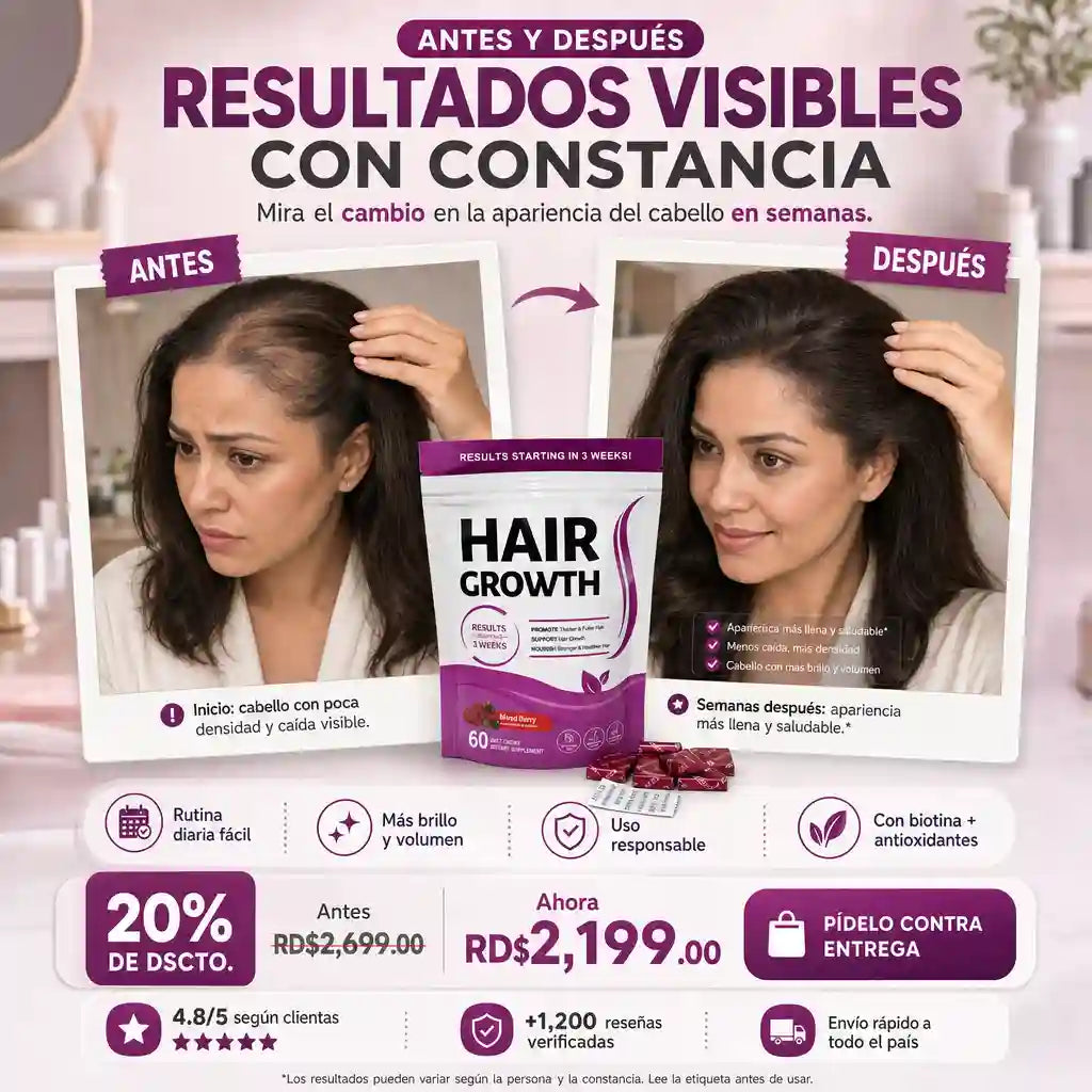 Mira el <em>cambio real</em> en semanas