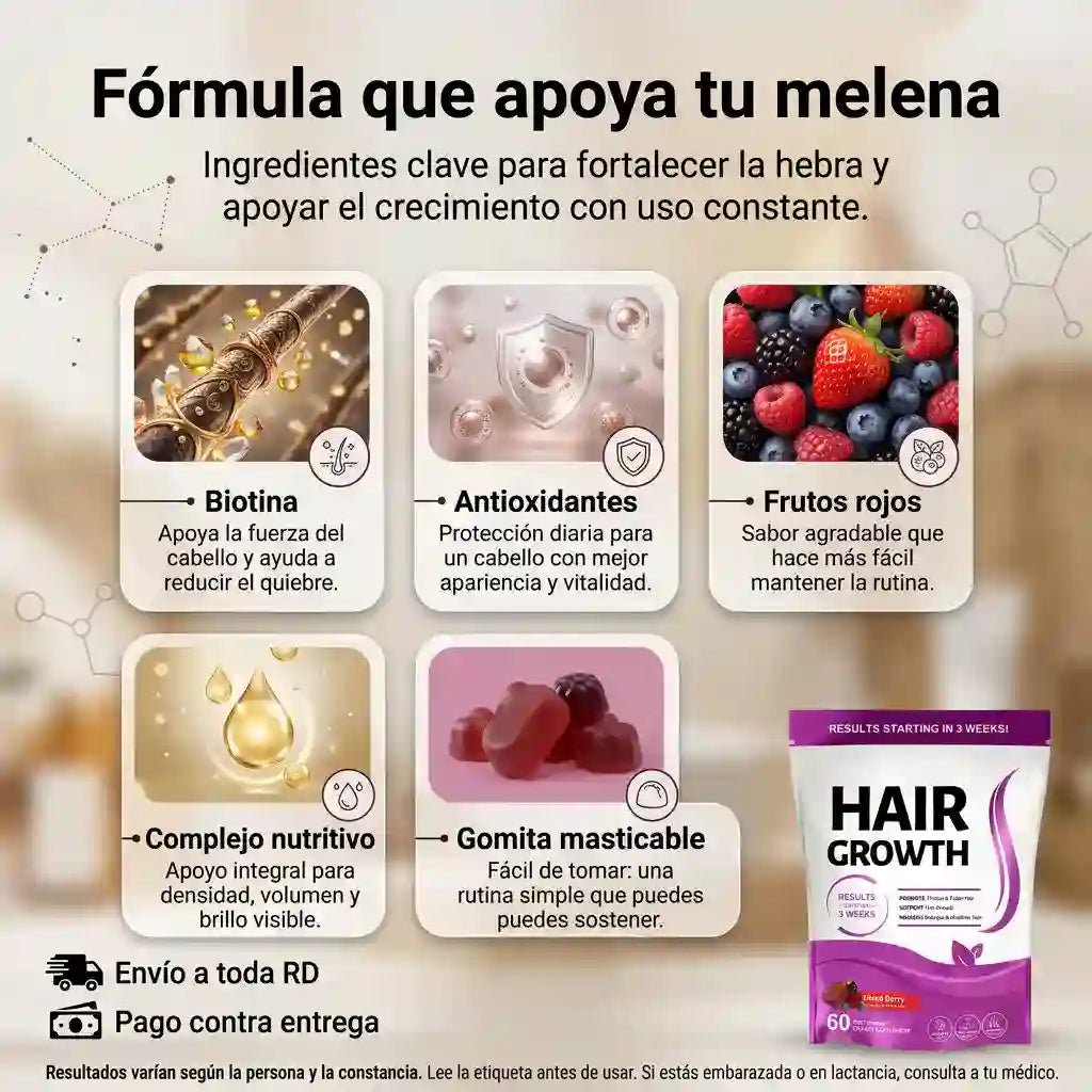 Ingredientes que <em>apoyan tu melena</em>