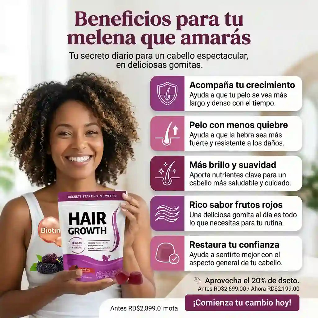 Beneficios para tu melena <em>que amarás</em>