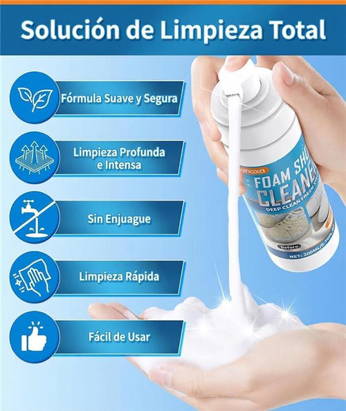 Limpieza profunda sin enjuagar